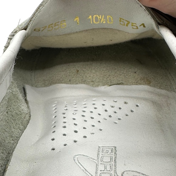 Giorgio Brutini Le Glove Men's 10.5 D White Vintage Leather Loafers Tassel Woven - Picture 7 of 10